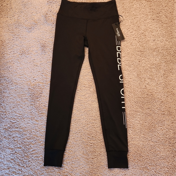 BeBe Sports Black & White Leggings Size Small - Picture 6 of 9